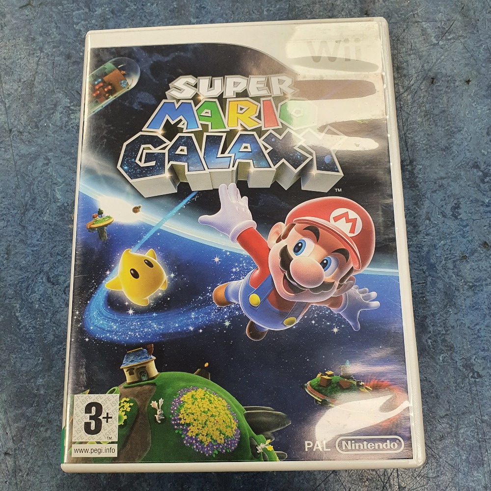 Nintendo Wii Wii Game Super Mario Galaxy Own4Less